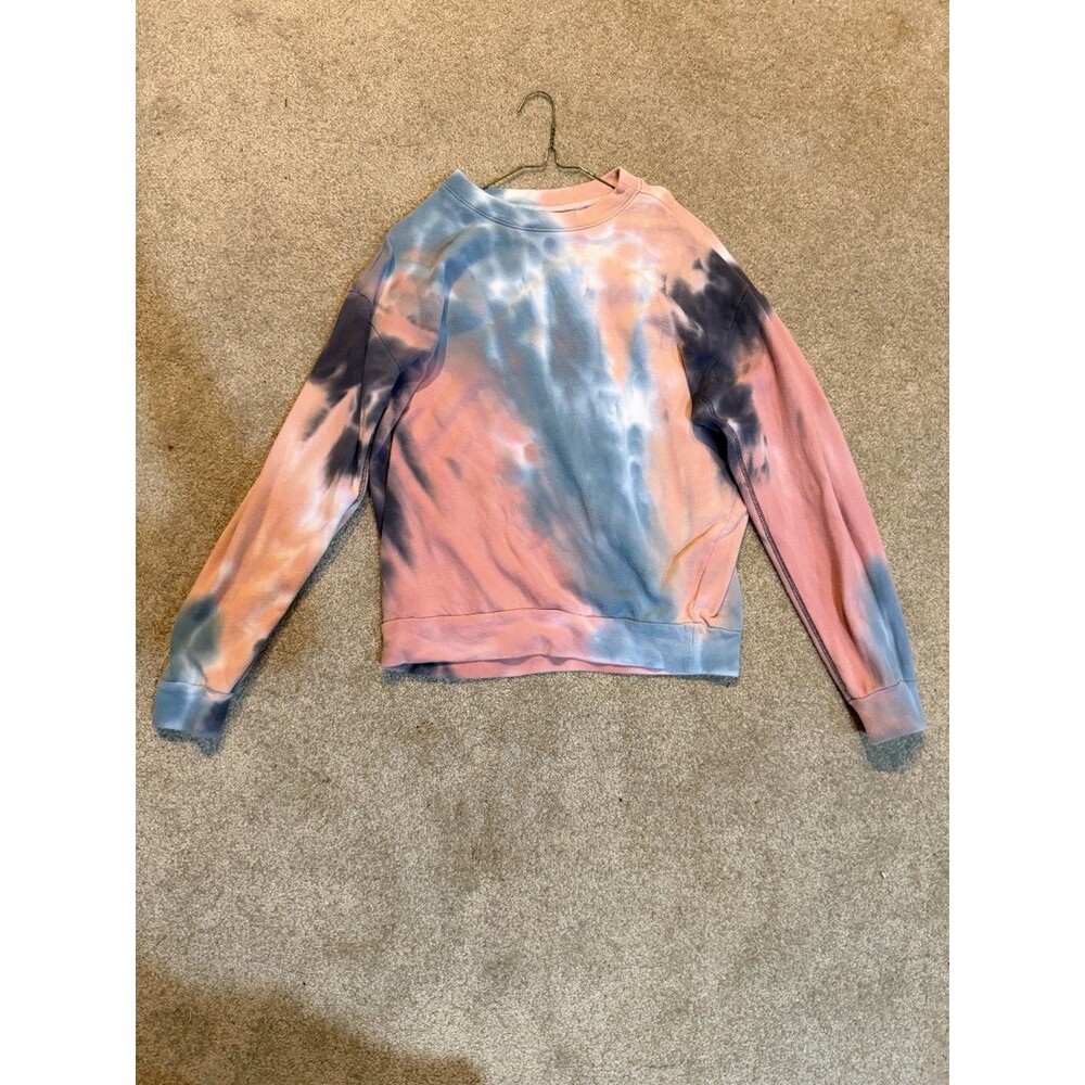 Womens Wild Fable Pink, Blue, White Tie Dye Sweatshirt Size XS